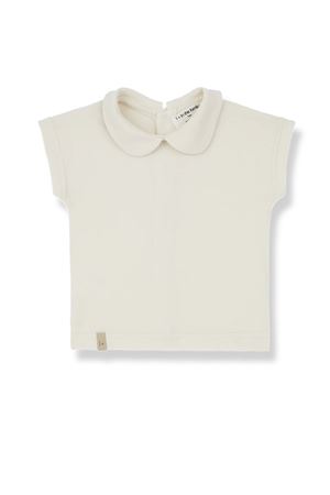 Ivory cotton Luna T-shirt 1+IN THE FAMILY KIDS | LUNAIVORY